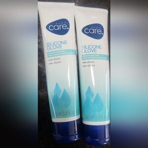 Avon Care Silicone Glove Hand Cream - White and Blue